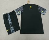 24/25 Brazil Goddess Black Adult Kits  1:1  Quality  Soccer Jersey（成人套装）