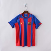2004/2005  Barcelona Home Fans Retro 1:1 Quality  Soccer Jersey