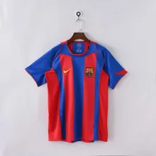 2004/2005  Barcelona Home Fans Retro 1:1 Quality  Soccer Jersey