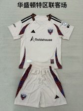 25/26 D.C. United  Away Kids 1:1 Quality Soccer Jersey