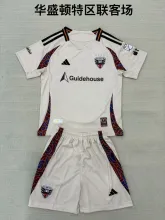 25/26 D.C. United  Away Kids 1:1 Quality Soccer Jersey