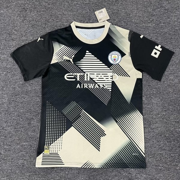 25/26 Manchester City Special Edition Black Yellow Fans 1:1 Quality Soccer Jersey