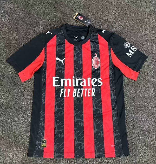25/26 AC Milan Home Red Fans 1:1 Quality Soccer Jersey
