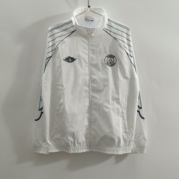 25/26 PSG Paris  White Windbreaker