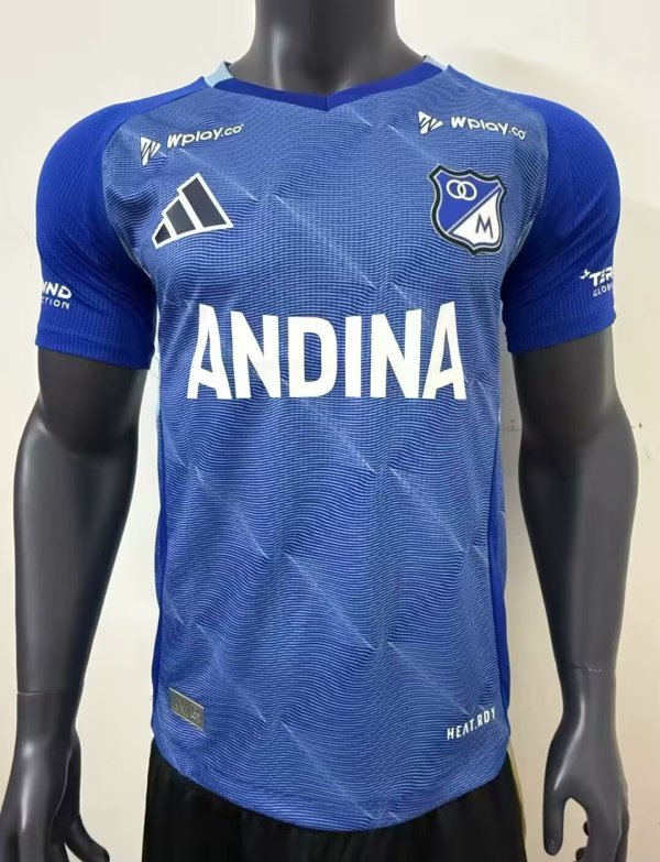 25/26 Millonarios Futbol Home Player 1 Quality Soccer Jersey