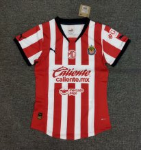 24/25 Chivas Home Woman's  Fans 1:1 Quality Soccer Jersey