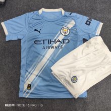 25/26 Manchester City Home  Adult Kits 1:1  Quality  Soccer Jersey（成人套装）