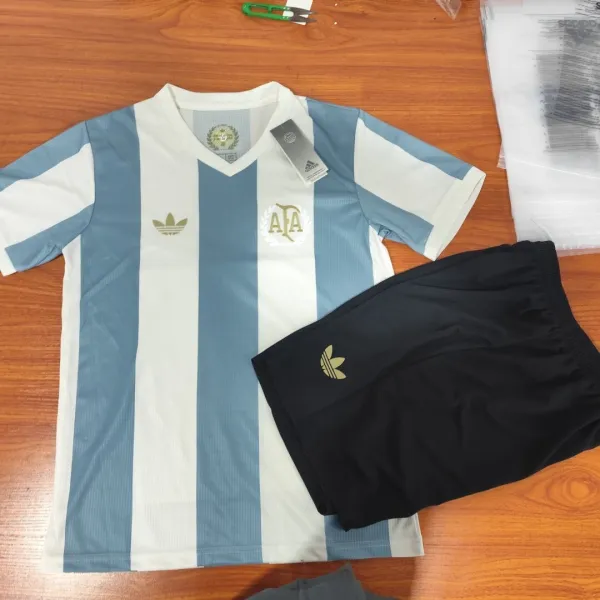 24/25 Argentina 50th Anniversary Edition Adult Kits 1:1  Quality  Soccer Jersey（成人套装）