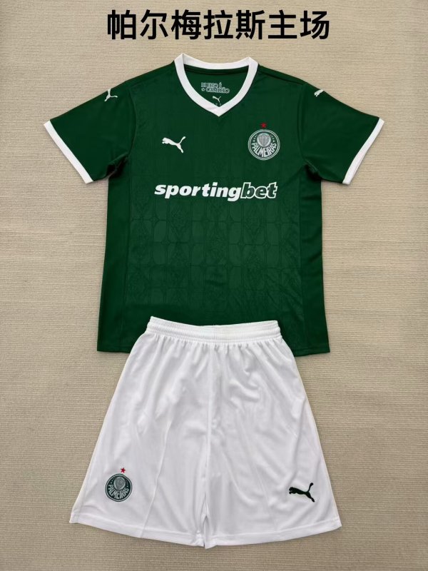 25/26 Palmeiras Home Adult Kits 1:1  Quality  Soccer Jersey（成人套装）