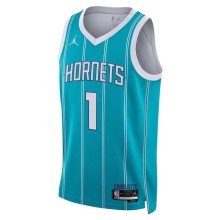 Hornets BALL #1 Purple Retro 1:1 Quality NBA Jersey