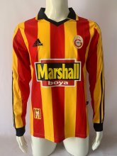 1999/2000 Galatasaray  Home Long Sleeves Fans Retro 1:1 Quality Soccer Jersey