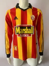 1999/2000 Galatasaray  Home Long Sleeves Fans Retro 1:1 Quality Soccer Jersey