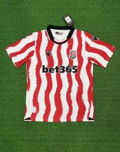 25/26 Stoke City Home Fans 1:1 Quality  Soccer Jersey