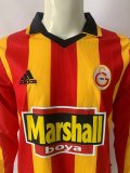 1999/2000 Galatasaray  Home Long Sleeves Fans Retro 1:1 Quality Soccer Jersey
