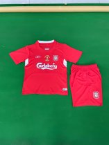 2004/2005 Liverpool Home Kids Retro 1:1  Quality Soccer Jersey