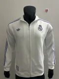 24/25 Real Madrid White Jacket Tracksuit Retro Player 1:1 Quality