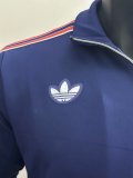 25/26  Arsenal Blue Jacket Tracksuit Retro Player 1:1 Quality