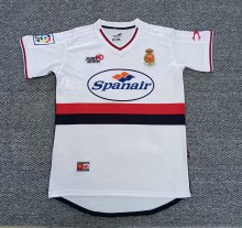 2001/2002 Mallorca  Away White Fans Retro 1:1 Quality Soccer Jersey