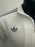 24/25 Real Madrid White Jacket Tracksuit Retro Player 1:1 Quality