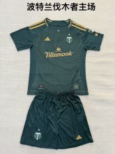 25/26 Portland Timbers Home Kids 1:1 Quality Soccer Jersey