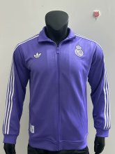 25/26 Real Madrid Purple Jacket Tracksuit Retro Player 1:1 Quality