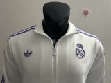 24/25 Real Madrid White Jacket Tracksuit Retro Player 1:1 Quality