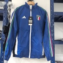 24/25 Italy Double Sided Blue  Windbreaker
