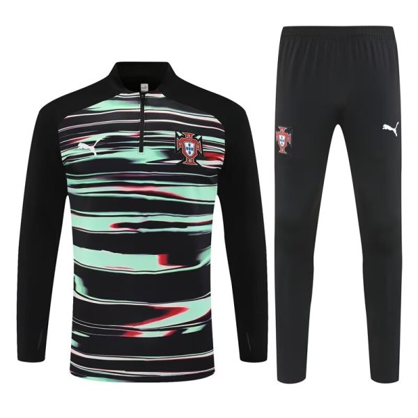 25/26 Portugal Green Black 1:1 Quality Training Jersey