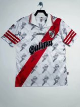 1996/1997 River Plate Home White Fans 1:1 Retro Quality Soccer Jersey
