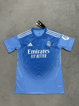25/26 Real  Madrid Training Clothes Blue Fans 1:1 Quality Soccer Jersey