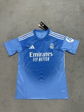 25/26 Real  Madrid Training Clothes Blue Fans 1:1 Quality Soccer Jersey