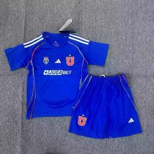 25/26 Universidad de Chile Home Adult Kits 1:1  Quality  Soccer Jersey（成人套装）