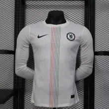 25/26  Chelsea  Away Long Sleeve Player 1:1 Quality Soccer Jersey