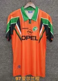1997 Northern Ireland Away Orange Retro 1:1 Quality Soccer Jersey