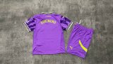 25/26 Dortmund Goalkeeper Purple Kids Kits  1:1 Quality Soccer Jersey