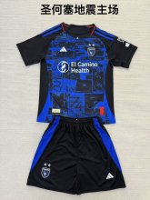 25/26 San Jose Earthquakes Home Kids 1:1 Quality Soccer Jersey