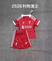 25/26  Liverpool Home  Adult Kits 1:1  Quality  Soccer Jersey（成人套装）