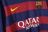 2015/2016  Barcelona Home Long sleeve Retro 1:1 Quality Soccer Jersey
