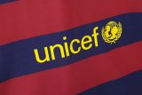 2015/2016  Barcelona Home Long sleeve Retro 1:1 Quality Soccer Jersey