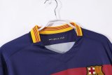 2015/2016  Barcelona Home Long sleeve Retro 1:1 Quality Soccer Jersey