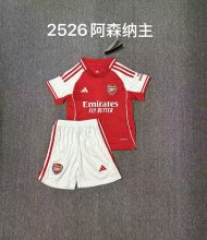 25/26 Arsenal Home Kids Kits 1:1 Quality Soccer Jersey
