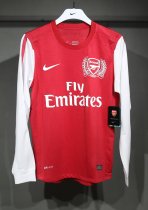 2011/2012 Arsenal Home Long Sleeve Player 1:1 Quality Retro Soccer Jersey（球员版）