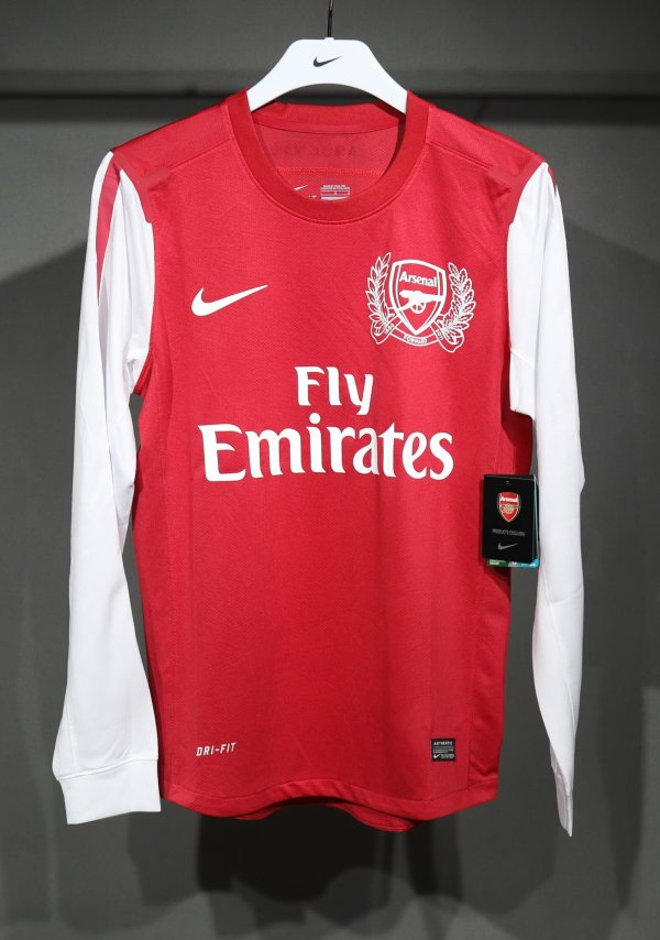 2011/2012 Arsenal Home Long Sleeve Player 1:1 Quality Retro Soccer Jersey（球员版）