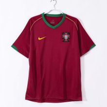 2006  Portugal Home  Fans 1:1 Retro Soccer Jersey