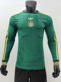 25/26  Mexico Green Long Sleeve Player 1:1 Quality Soccer Jersey