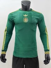 25/26  Mexico Green Long Sleeve Player 1:1 Quality Soccer Jersey