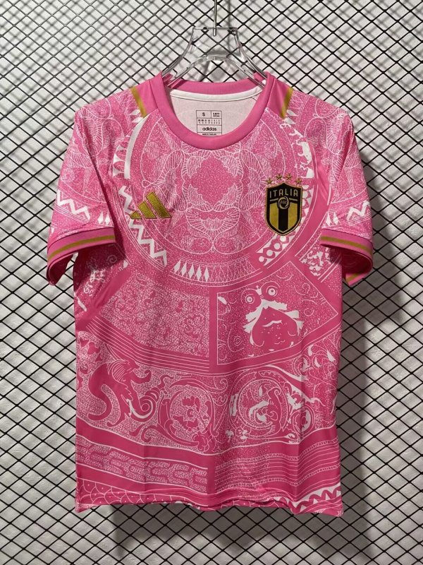 24/25 Italy  Special Edition Pink Fans 1:1 Quality Soccer Jersey