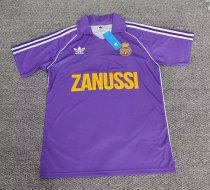 1984/1985 Real Madrid  Away  Fans Retro Purple 1:1 Quality Soccer Jersey