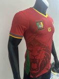 25/26 Cameroon  Away Red Player  1:1 Quality Soccer Jersey