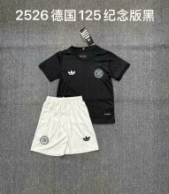 25/26 Germany 125th Anniversary Edition Black Kids 1:1 Quality Soccer Jersey